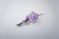 Pink Magnolia Velvet Flower Brooch & Hair Clip view 1