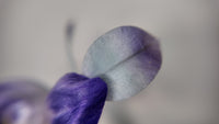Purple Iris Velvet Flower Brooch & Hair Clip view 4