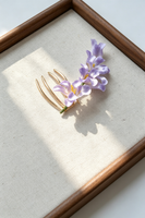 Lavender Cluster Hair Pin view 1